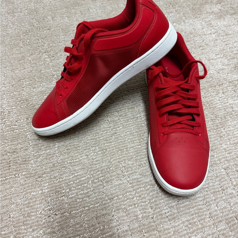 Lacoste Red Men's Sneakers Size 9.5